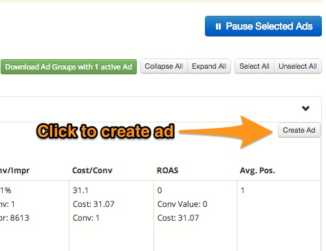 Create Ads in AB Testing - Blog Post
