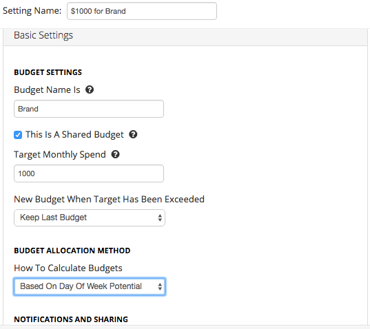 Use this script to automatically update daily budgets to help reach a target spend by the end of the month.