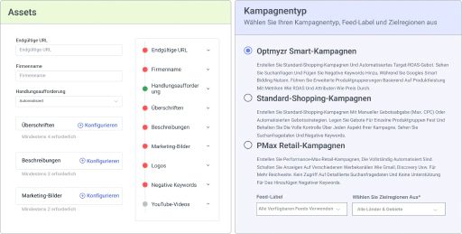 Erstellen Sie strukturierte Lead-Generierungs- und Einzelhandelskampagnen.