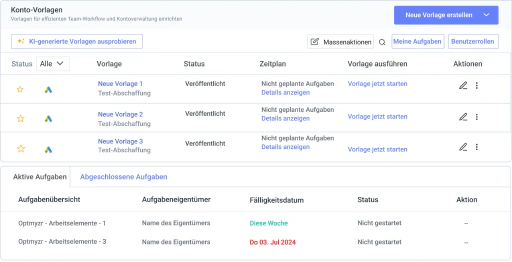 Rüsten Sie Teams aus, um leistungsstarke Kampagnen durchzuführen und Stakeholder zu begeistern.