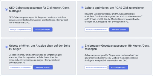 Setzen Sie das Gebotsmanagement auf Autopilot.
