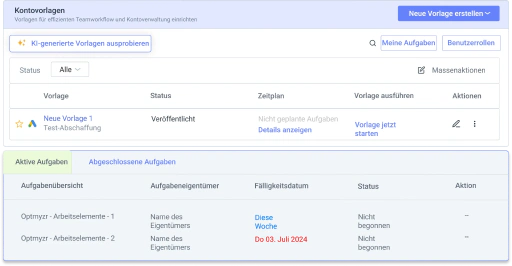 Halten Sie Ihr gesamtes Team mit benutzerdefinierten Blueprints auf Kurs.