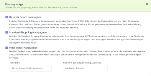 Setzen Sie fortschrittliche E-Commerce-Taktiken mit maßgeschneiderten Smart Campaigns um.