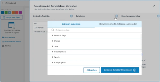 Erstellen Sie in wenigen Minuten maßgeschneiderte Berichte für jede Plattform.
