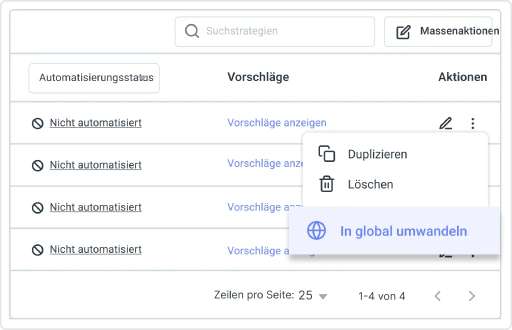 Zentralisieren und skalieren Sie das Kontomanagement mit globalen Strategien der Regel-Engine.