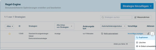Verwenden Sie Regeln, Namenslogik und Workflows wieder.