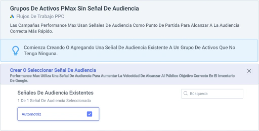 Dirige anuncios a tus segmentos de audiencia más valiosos.