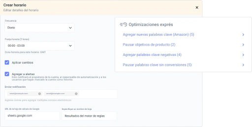 Toda la flexibilidad que necesitas para gestionar Amazon Ads a tu manera.