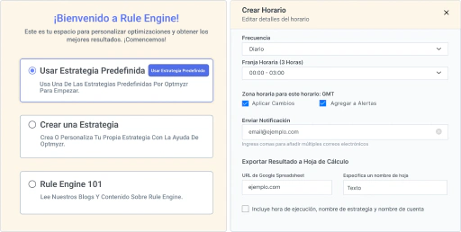 Construye y automatiza cualquier estrategia de Amazon PPC que puedas delinear.