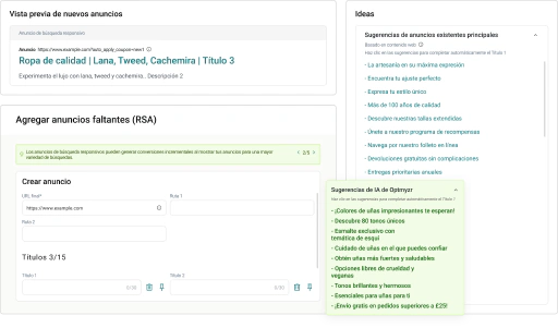 IA para Búsqueda Pagada