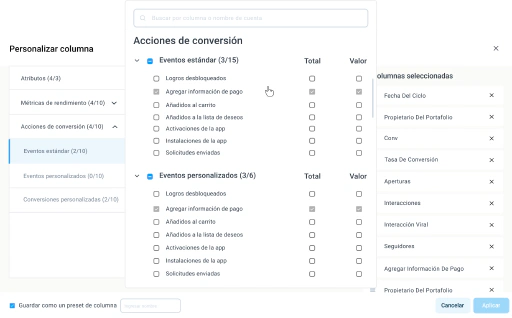 Obtén los datos que necesitas para iterar y optimizar rápidamente.