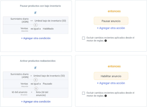 Solo anuncia ASINs que estén listos para vender.