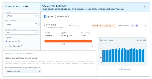Las alertas en tiempo real y el ritmo te mantienen en control.