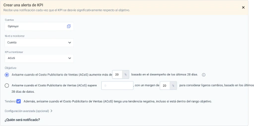 Detecta anomalías en KPIs antes de que afecten el rendimiento.