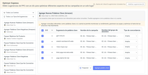 Comienza tu día con victorias rápidas en Amazon Ads.