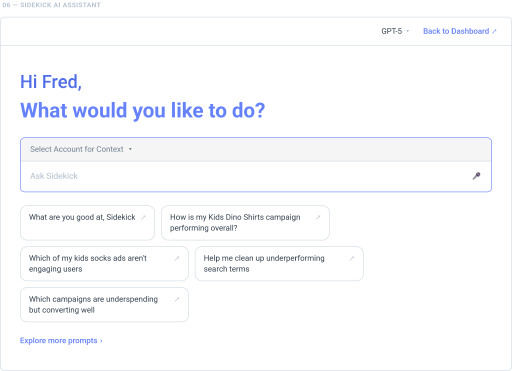 Sidekick, Optmyzr’s AI