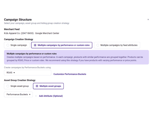 Build your next campaign without starting from a blank account