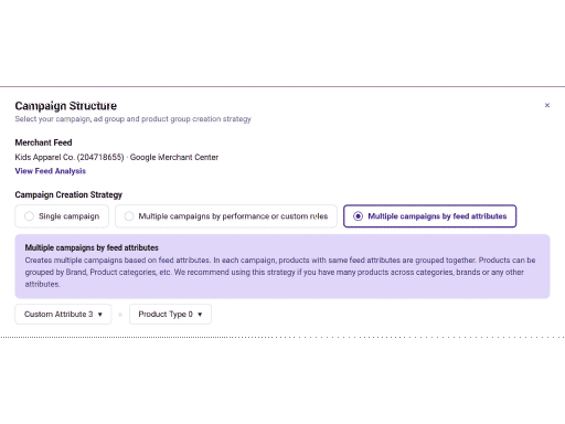 Build the client's next campaign in minutes