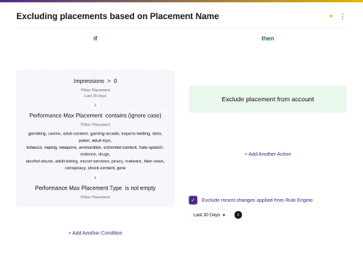 Automatically exclude the PMax placements that don't belong near your brand