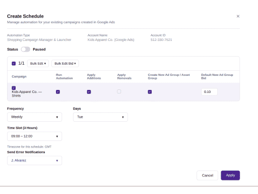 Campaigns don't go stale the day after launch