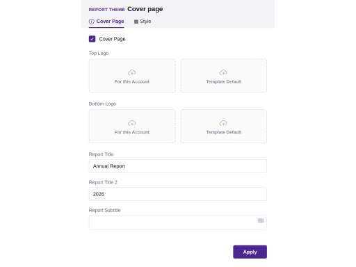 Brand reports as your own