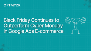 Black Friday Continues to Outperform Cyber Monday in Google Ads E-commerce