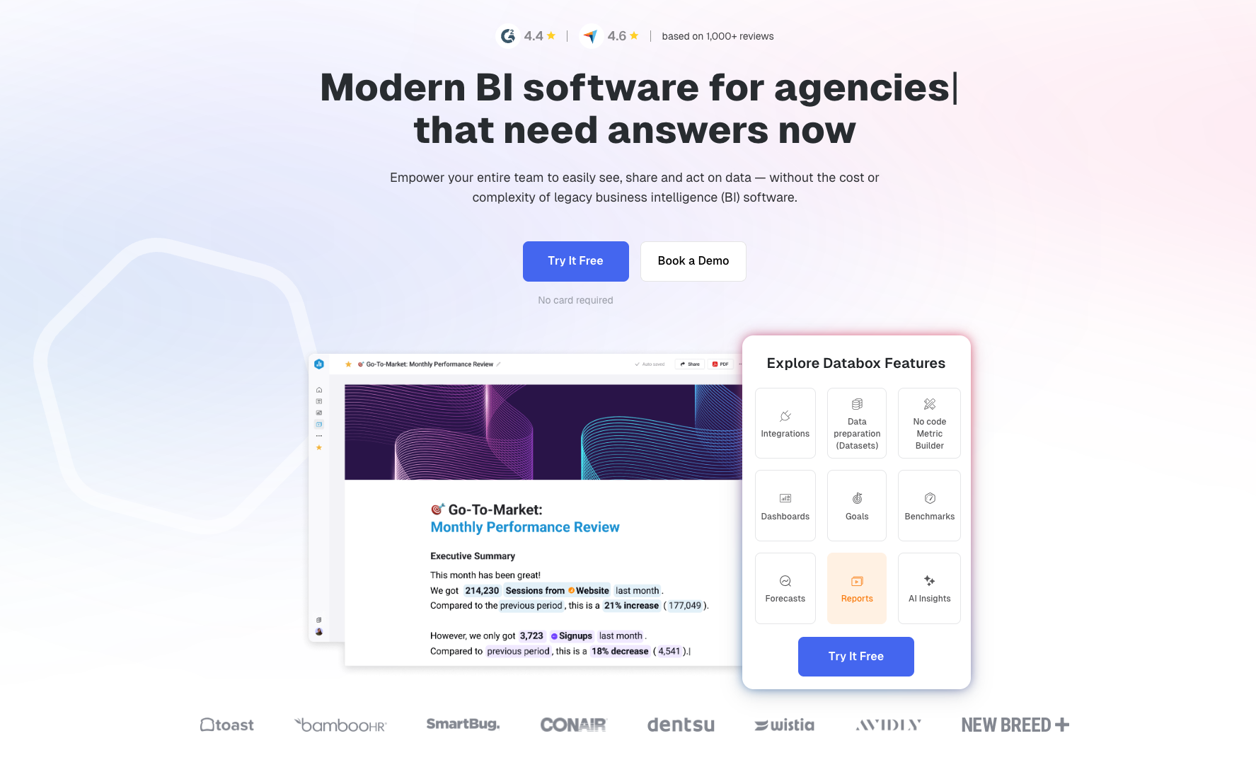 Databox reporting tool