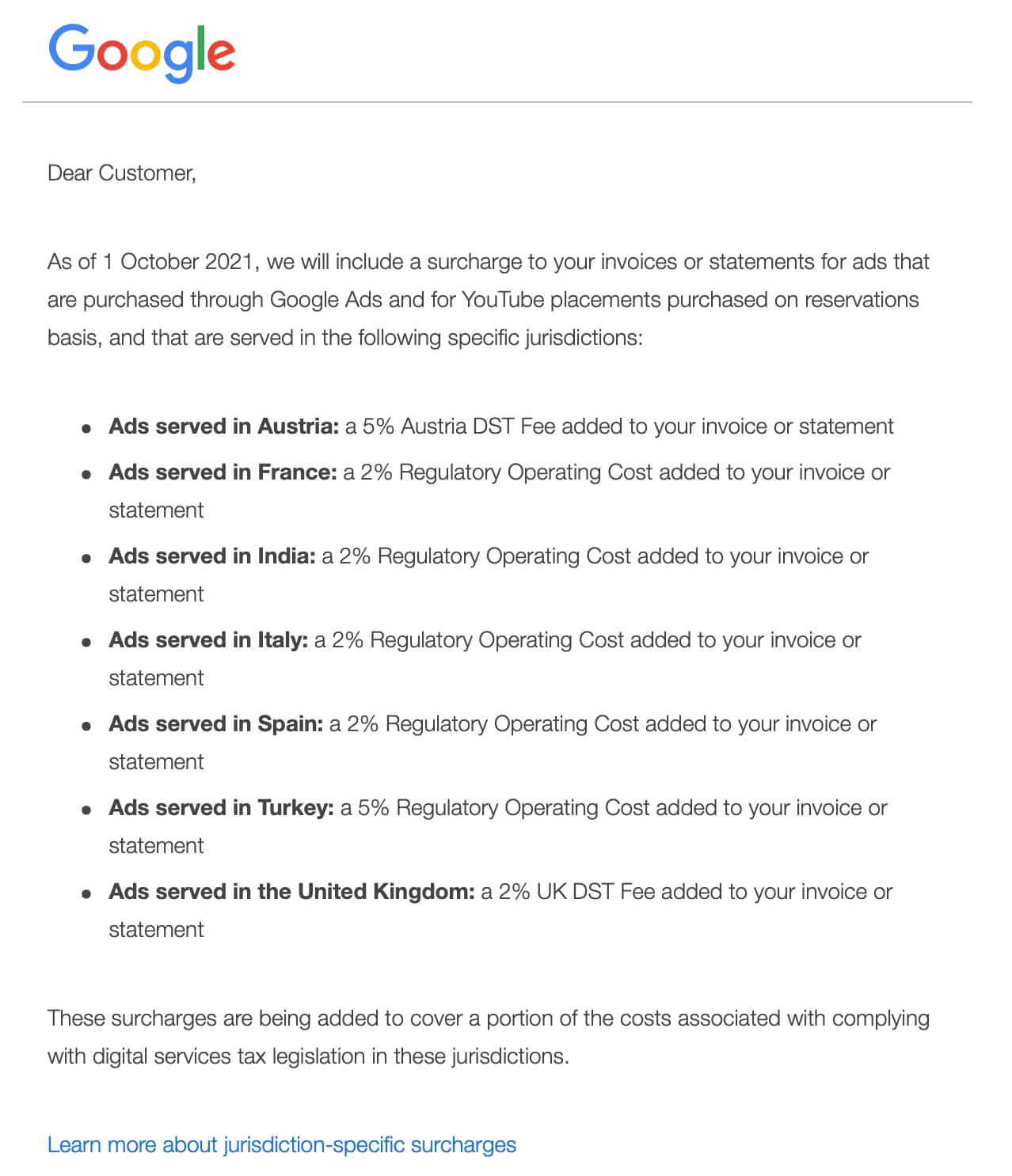 Where can I find a tax invoice as was available prior to October? - Google Ads Community
