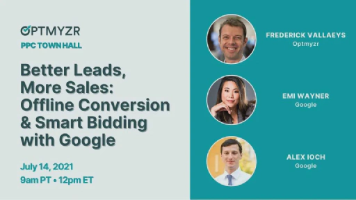 Optimizing Smart Bidding with Google: PPC Town Hall 28