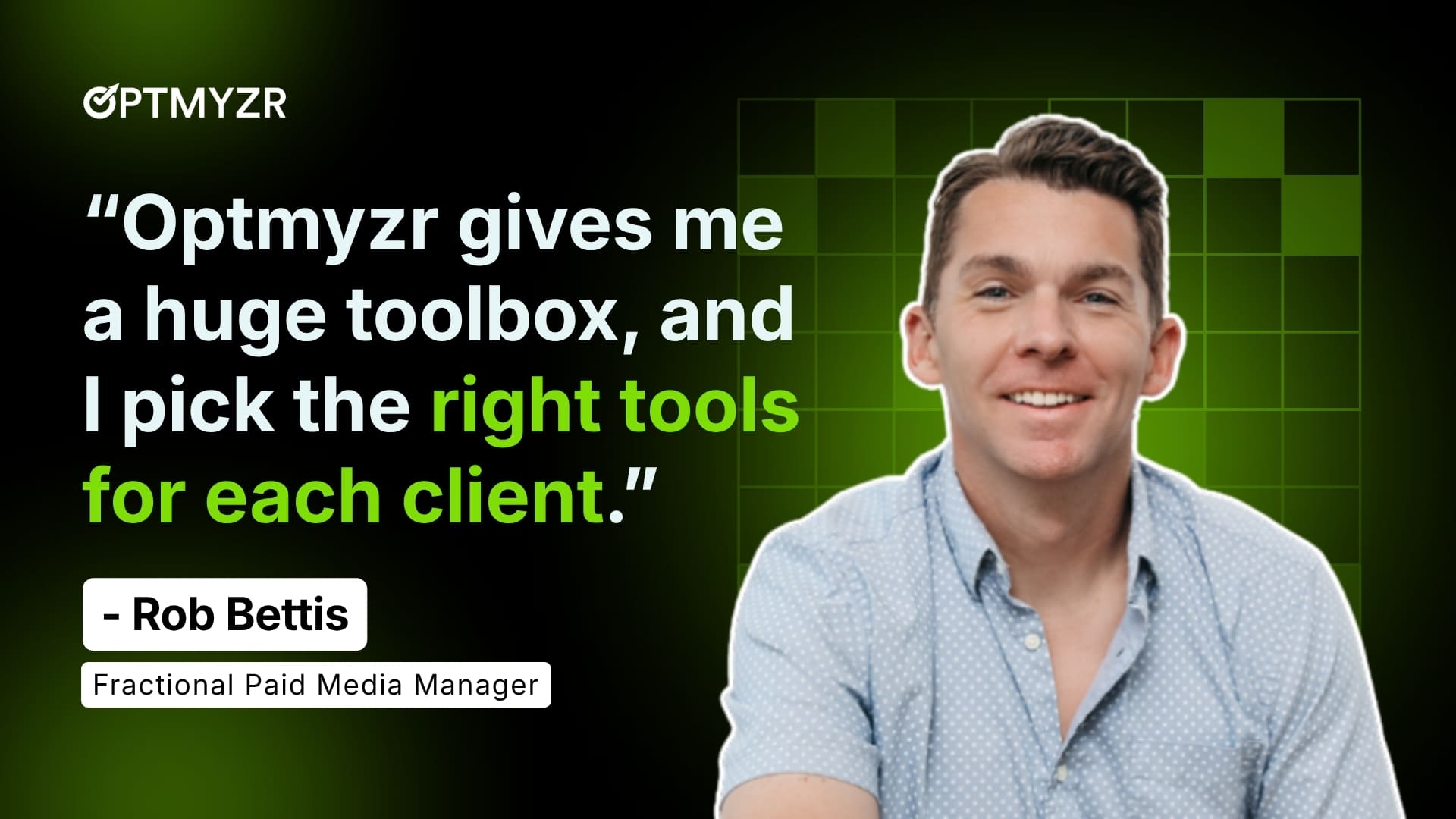 How a Fractional Paid Media Manager Uses Optmyzr as a Toolbox for Different Client Challenges