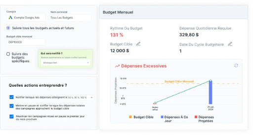 Ne dépassez plus jamais un budget publicitaire.