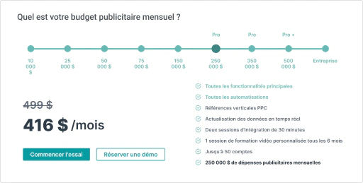 Aucune pénalité pour garder les clients satisfaits et prospères.