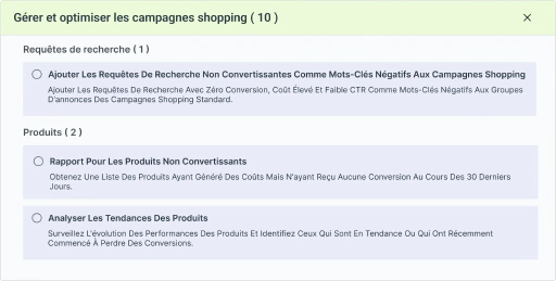 Automatisez les opérations quotidiennes des campagnes pour vous concentrer sur des projets vraiment impactants.