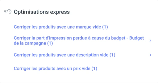 Repérez rapidement les plus grandes opportunités de progrès.