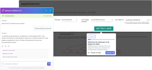 Obtenez des présentations claires des produits sans interrompre votre flux.