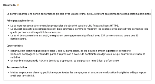 Obtenez des réponses rapides de votre rapport d'audit.