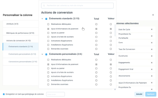 Obtenez les données dont vous avez besoin pour itérer et optimiser rapidement.
