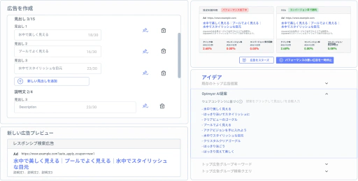 ターゲット顧客に響く広告キャンペーンを構築し、最適化します。