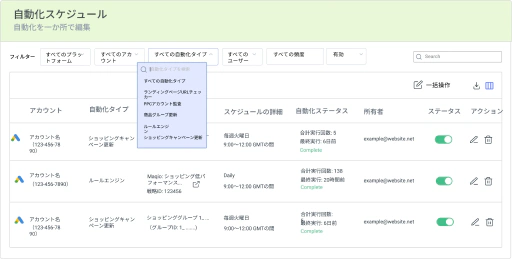 より多くのアカウントを管理し、収益を増やすための自動化。