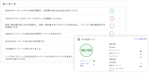 より短時間でより洞察に満ちたアカウント監査を提供。