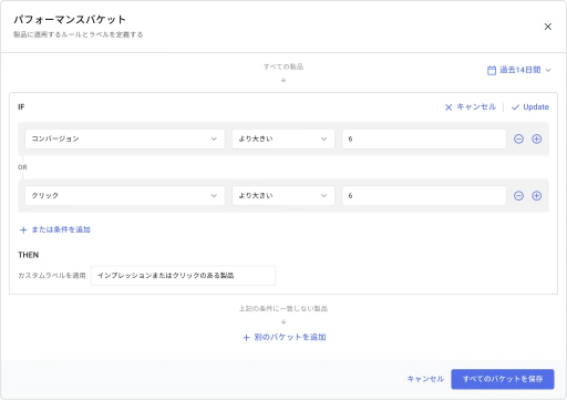 手動のフィード作業なしで商品を大規模にラベル付けおよびセグメント化。