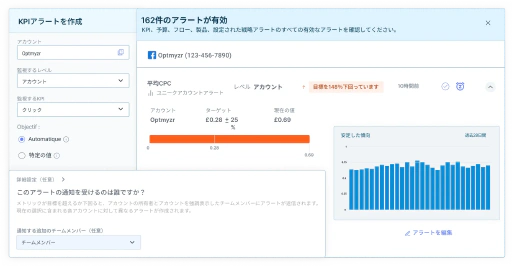 リアルタイムのアラートとペーシングでコントロールを維持。
