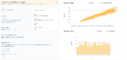 リアルタイムの追跡と予測で予算支出を先取りします。