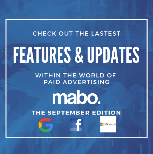 Nov 2020 Paid Advertising Roundup from Mabo: New in Google, Microsoft & Facebook